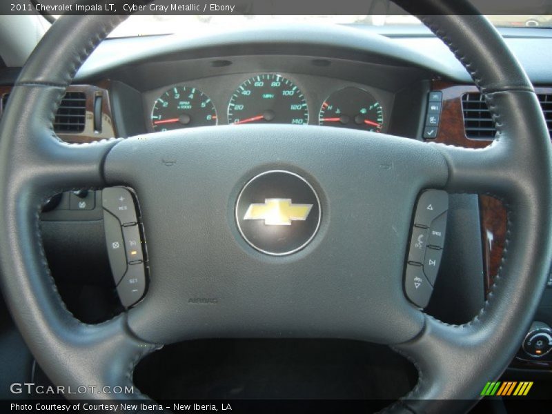 Cyber Gray Metallic / Ebony 2011 Chevrolet Impala LT