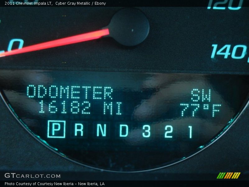 Cyber Gray Metallic / Ebony 2011 Chevrolet Impala LT