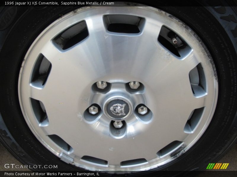 Sapphire Blue Metallic / Cream 1996 Jaguar XJ XJS Convertible