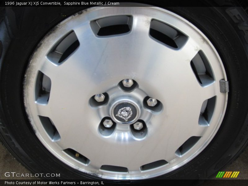 Sapphire Blue Metallic / Cream 1996 Jaguar XJ XJS Convertible