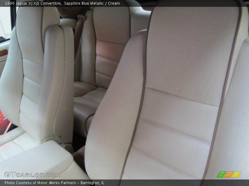 Sapphire Blue Metallic / Cream 1996 Jaguar XJ XJS Convertible