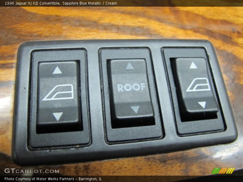 Sapphire Blue Metallic / Cream 1996 Jaguar XJ XJS Convertible