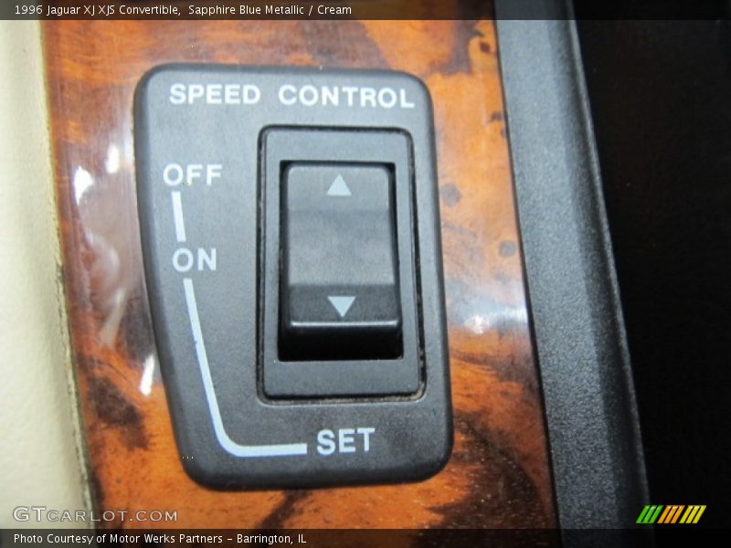 Sapphire Blue Metallic / Cream 1996 Jaguar XJ XJS Convertible