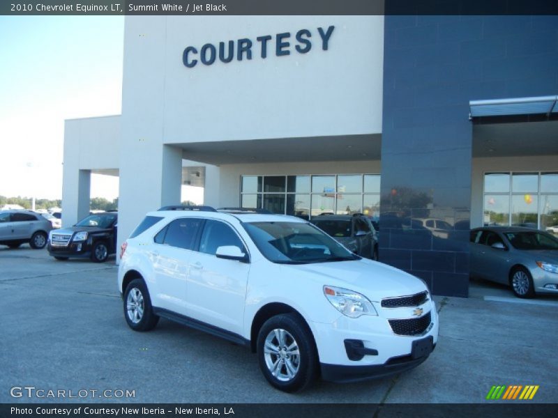 Summit White / Jet Black 2010 Chevrolet Equinox LT