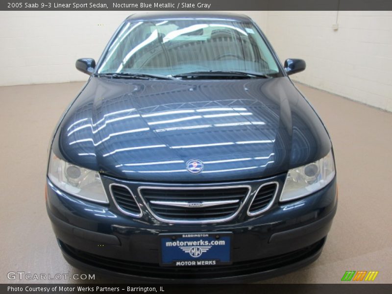 Nocturne Blue Metallic / Slate Gray 2005 Saab 9-3 Linear Sport Sedan