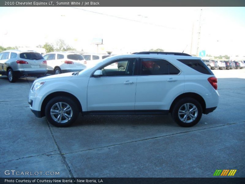 Summit White / Jet Black 2010 Chevrolet Equinox LT
