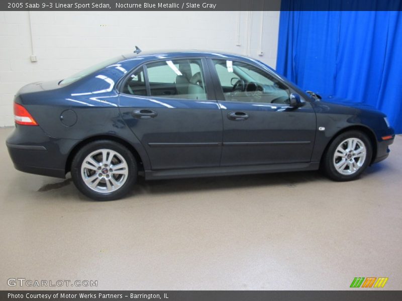 Nocturne Blue Metallic / Slate Gray 2005 Saab 9-3 Linear Sport Sedan