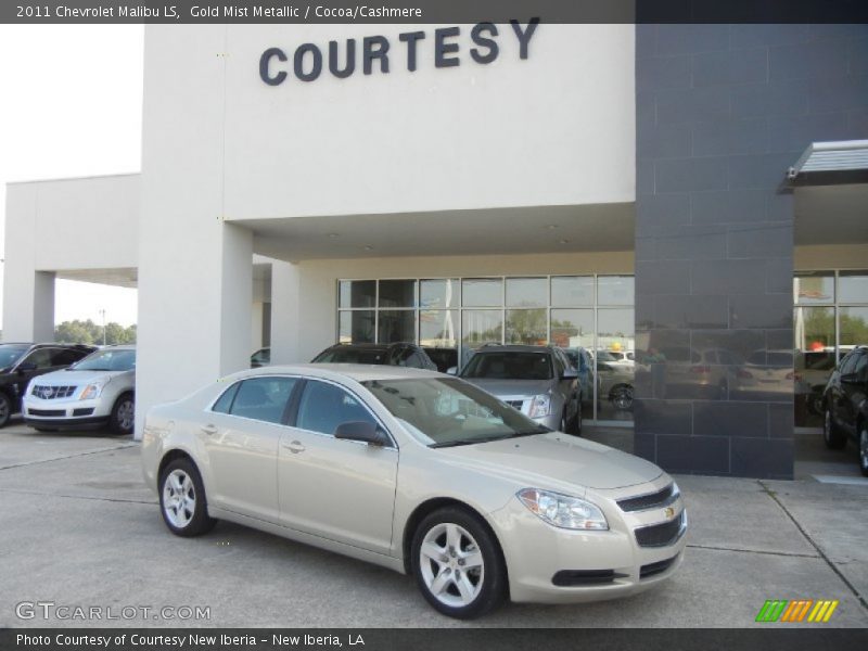 Gold Mist Metallic / Cocoa/Cashmere 2011 Chevrolet Malibu LS