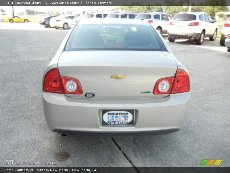 Gold Mist Metallic / Cocoa/Cashmere 2011 Chevrolet Malibu LS