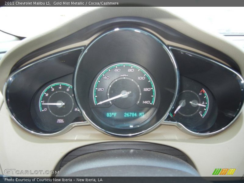 Gold Mist Metallic / Cocoa/Cashmere 2011 Chevrolet Malibu LS