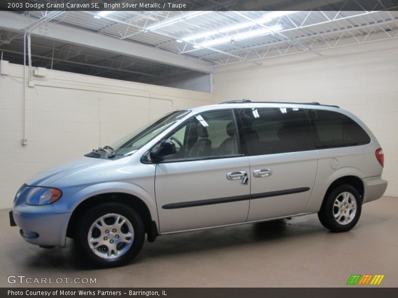 Bright Silver Metallic / Taupe 2003 Dodge Grand Caravan SE