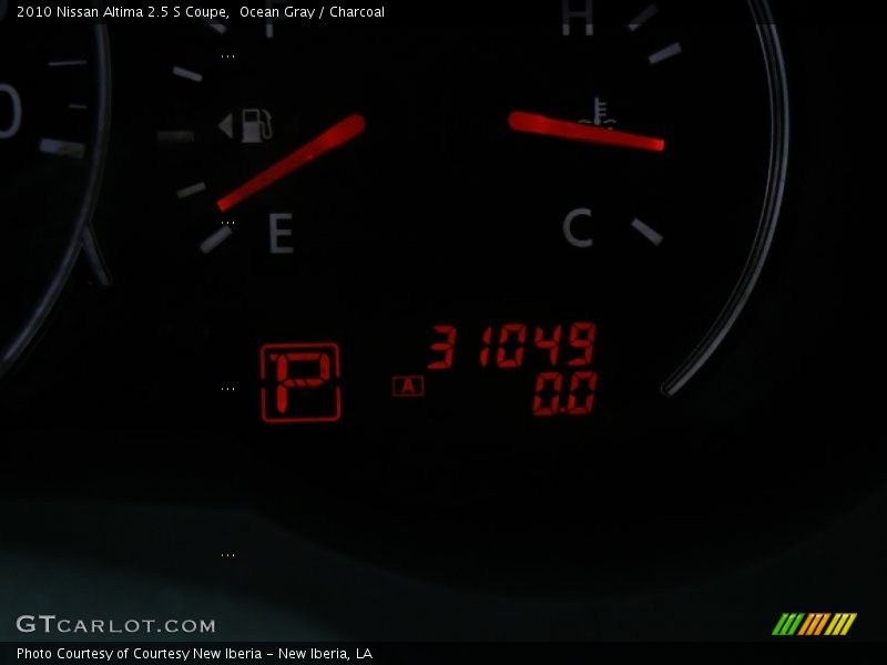 Ocean Gray / Charcoal 2010 Nissan Altima 2.5 S Coupe