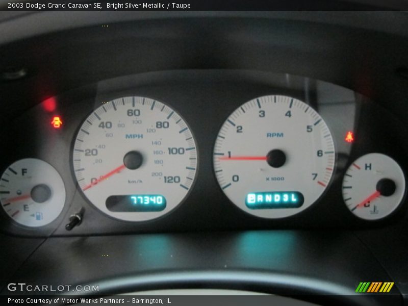  2003 Grand Caravan SE SE Gauges