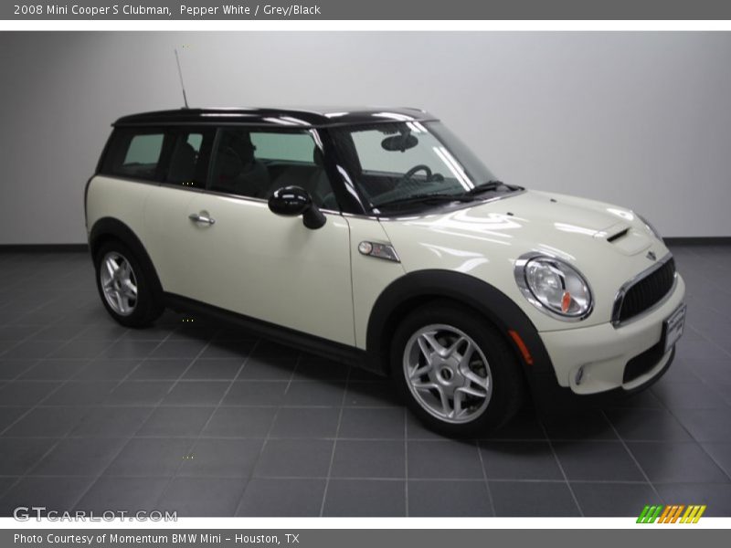 Pepper White / Grey/Black 2008 Mini Cooper S Clubman