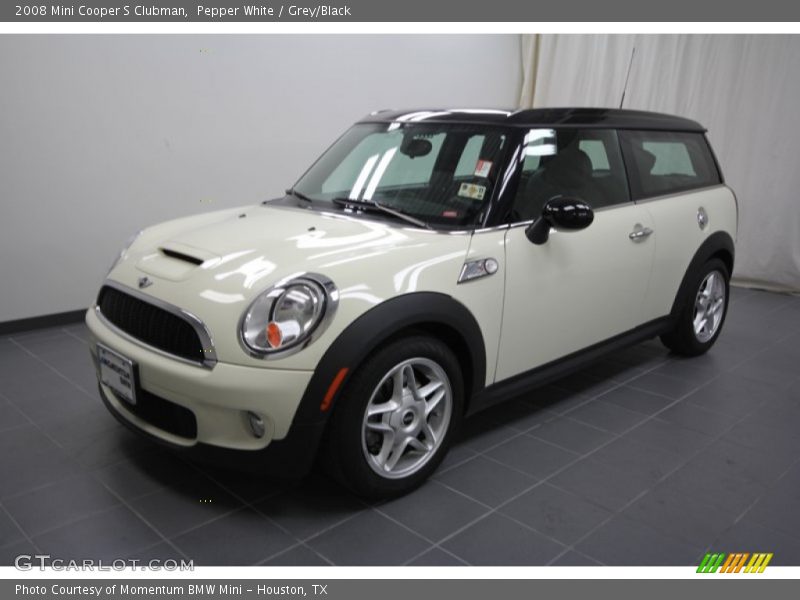 Pepper White / Grey/Black 2008 Mini Cooper S Clubman