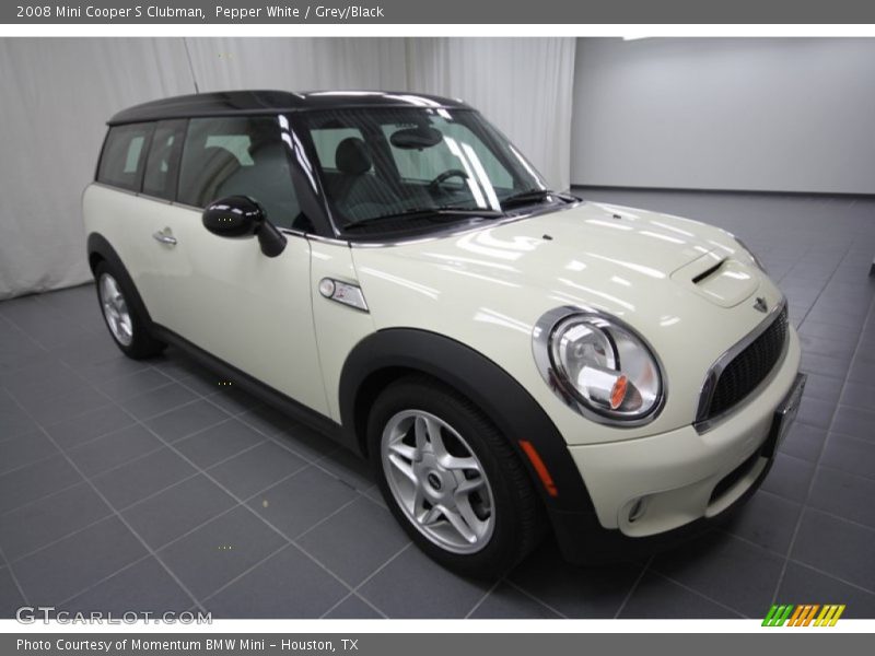 Pepper White / Grey/Black 2008 Mini Cooper S Clubman