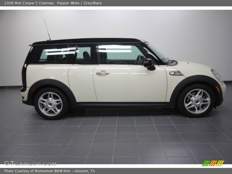 Pepper White / Grey/Black 2008 Mini Cooper S Clubman