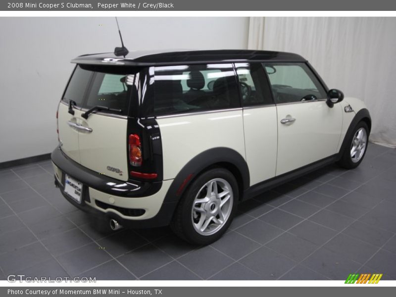 Pepper White / Grey/Black 2008 Mini Cooper S Clubman