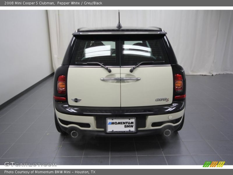 Pepper White / Grey/Black 2008 Mini Cooper S Clubman