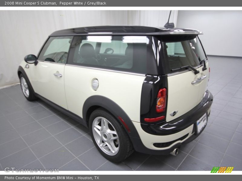 Pepper White / Grey/Black 2008 Mini Cooper S Clubman