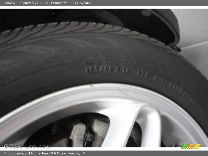 Pepper White / Grey/Black 2008 Mini Cooper S Clubman