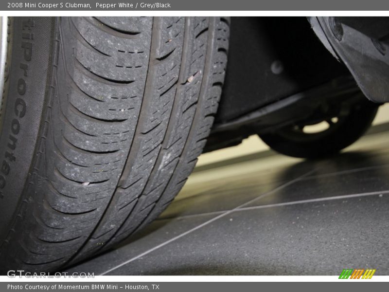 Pepper White / Grey/Black 2008 Mini Cooper S Clubman