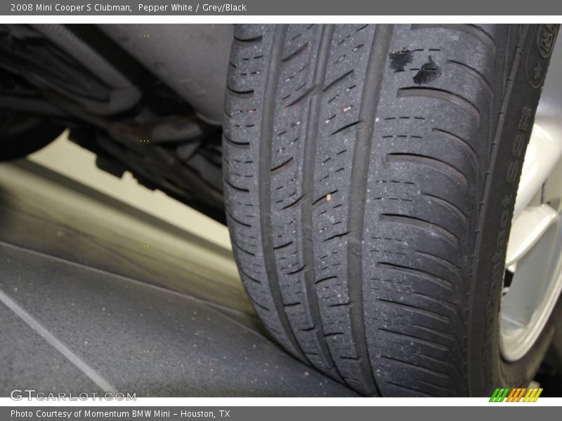 Pepper White / Grey/Black 2008 Mini Cooper S Clubman