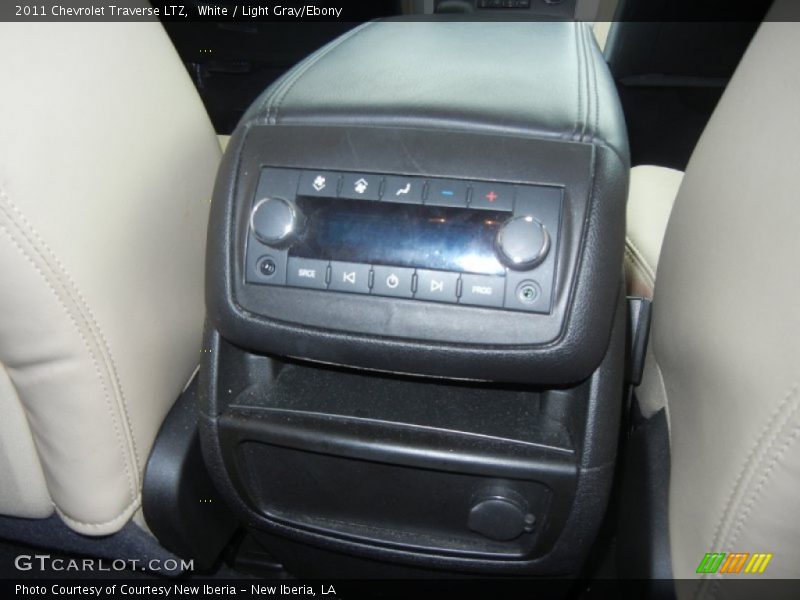 White / Light Gray/Ebony 2011 Chevrolet Traverse LTZ