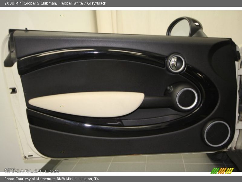 Pepper White / Grey/Black 2008 Mini Cooper S Clubman