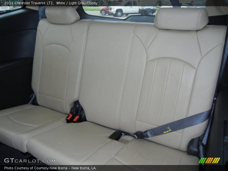 White / Light Gray/Ebony 2011 Chevrolet Traverse LTZ