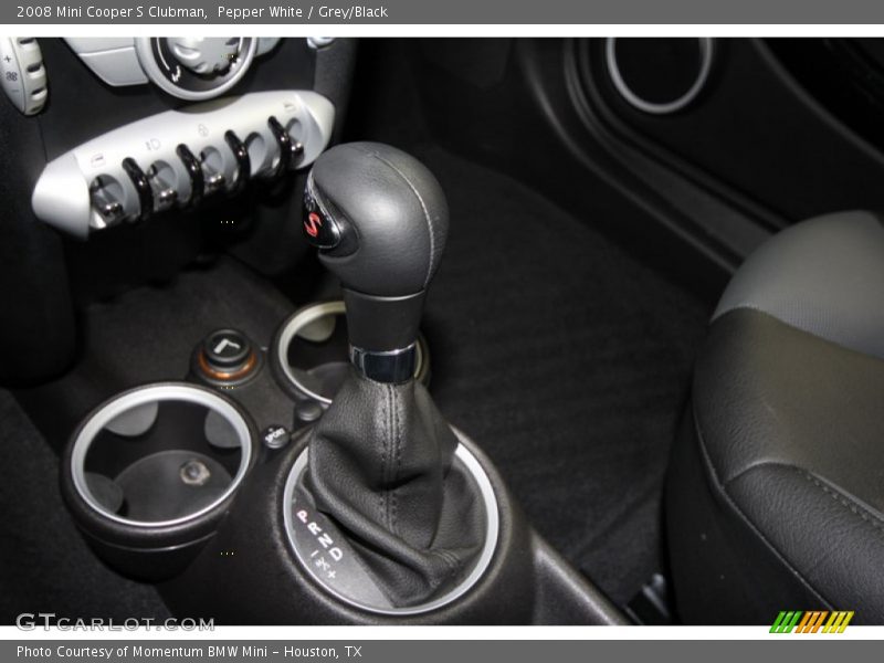 Pepper White / Grey/Black 2008 Mini Cooper S Clubman
