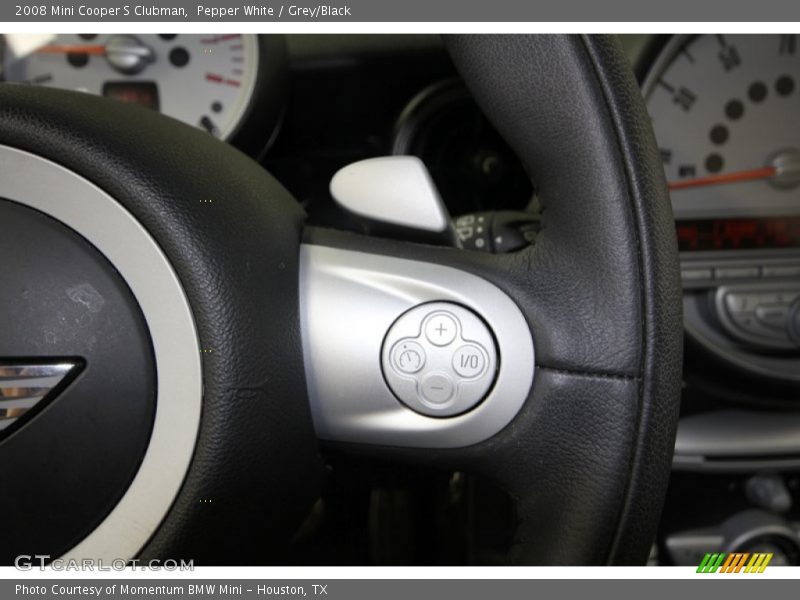 Pepper White / Grey/Black 2008 Mini Cooper S Clubman