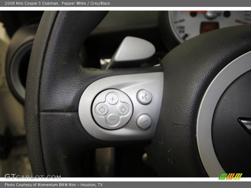 Pepper White / Grey/Black 2008 Mini Cooper S Clubman