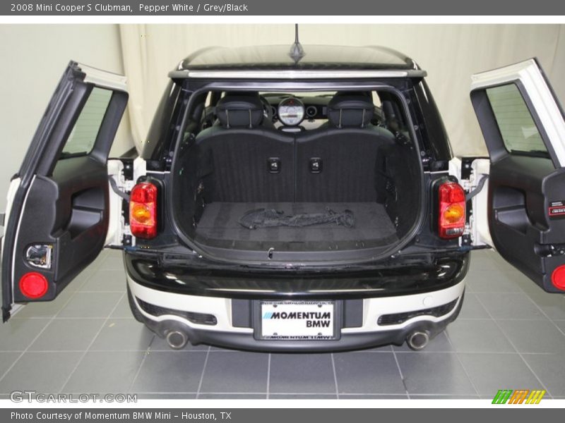 Pepper White / Grey/Black 2008 Mini Cooper S Clubman