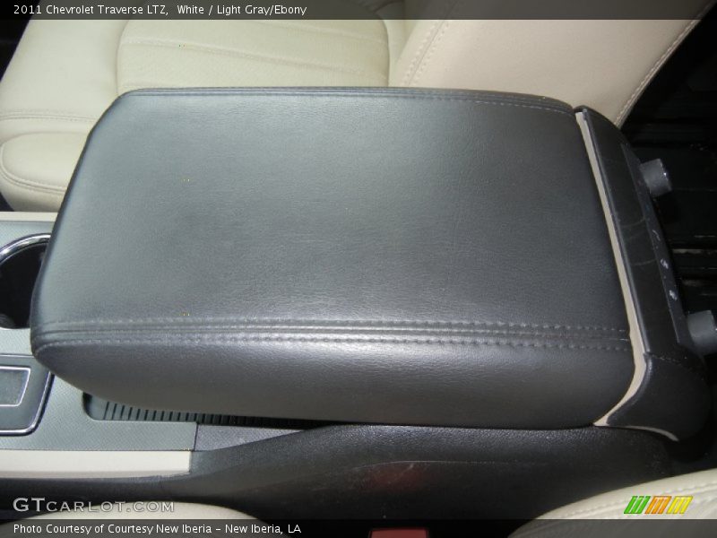 White / Light Gray/Ebony 2011 Chevrolet Traverse LTZ