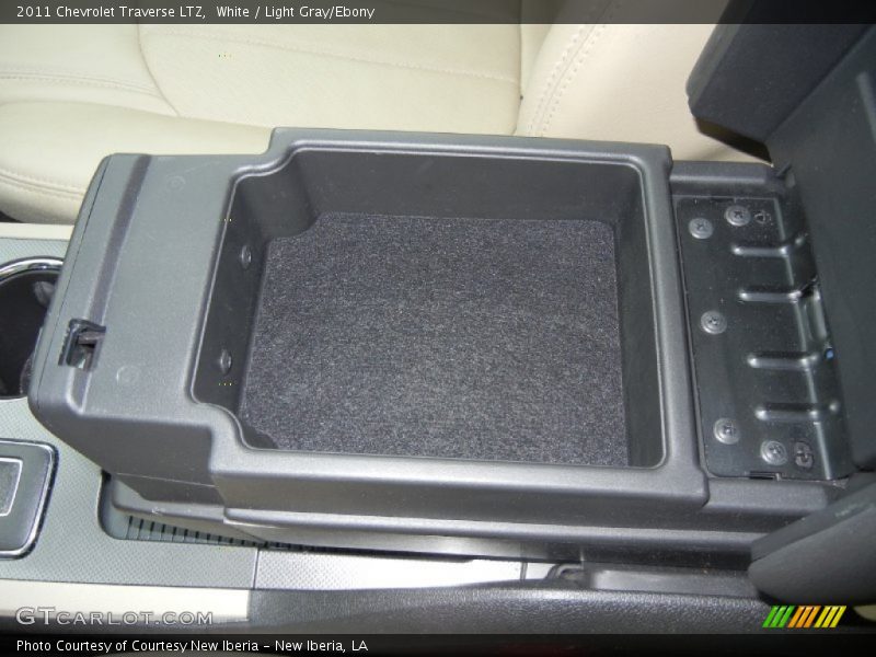 White / Light Gray/Ebony 2011 Chevrolet Traverse LTZ