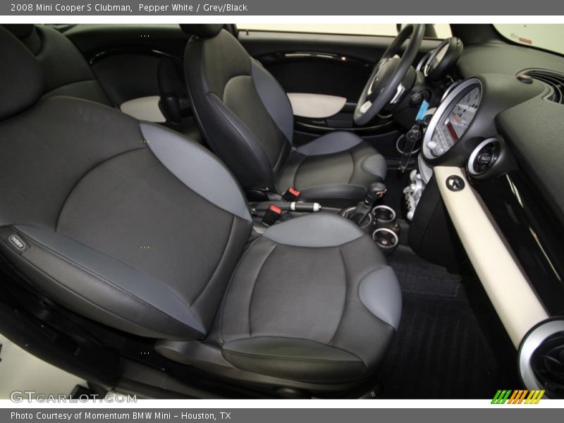 Pepper White / Grey/Black 2008 Mini Cooper S Clubman