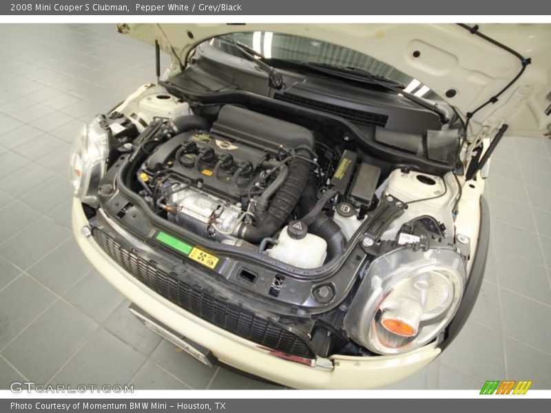 Pepper White / Grey/Black 2008 Mini Cooper S Clubman