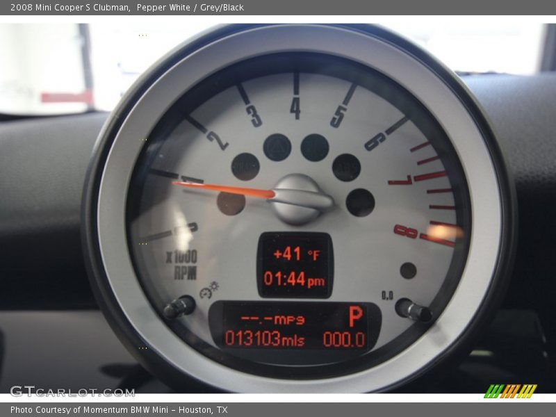Pepper White / Grey/Black 2008 Mini Cooper S Clubman