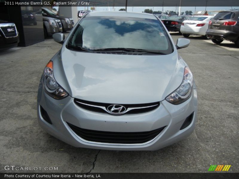 Radiant Silver / Gray 2011 Hyundai Elantra GLS