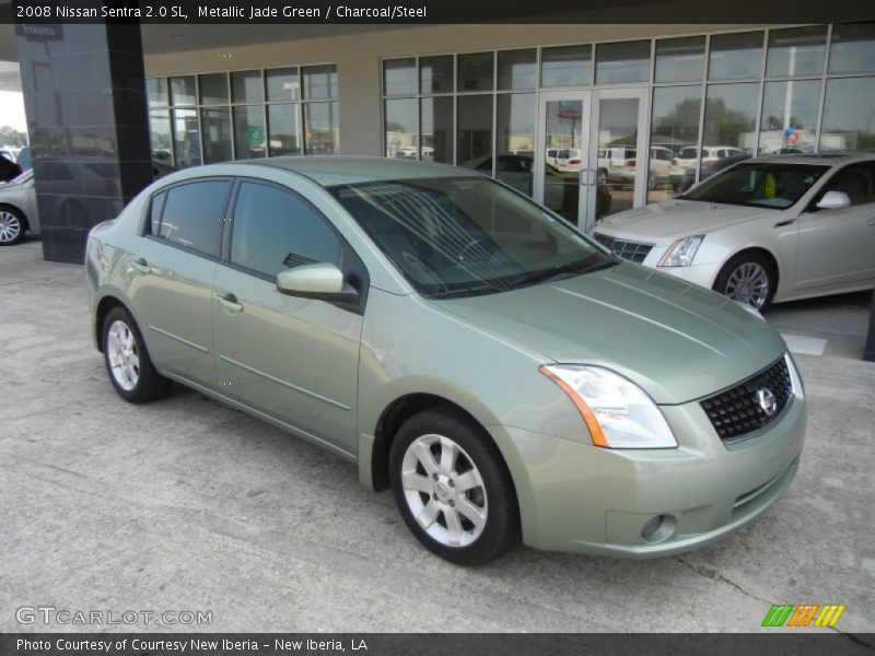 Metallic Jade Green / Charcoal/Steel 2008 Nissan Sentra 2.0 SL