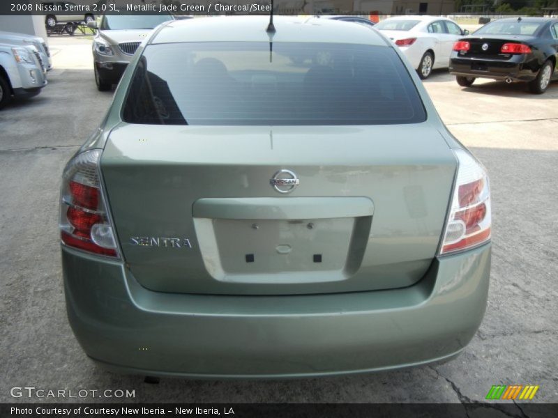 Metallic Jade Green / Charcoal/Steel 2008 Nissan Sentra 2.0 SL