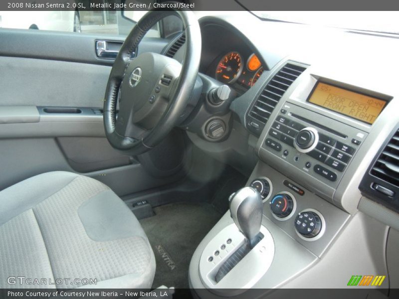 Metallic Jade Green / Charcoal/Steel 2008 Nissan Sentra 2.0 SL