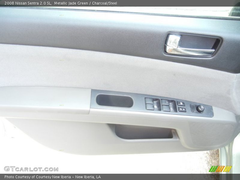 Metallic Jade Green / Charcoal/Steel 2008 Nissan Sentra 2.0 SL