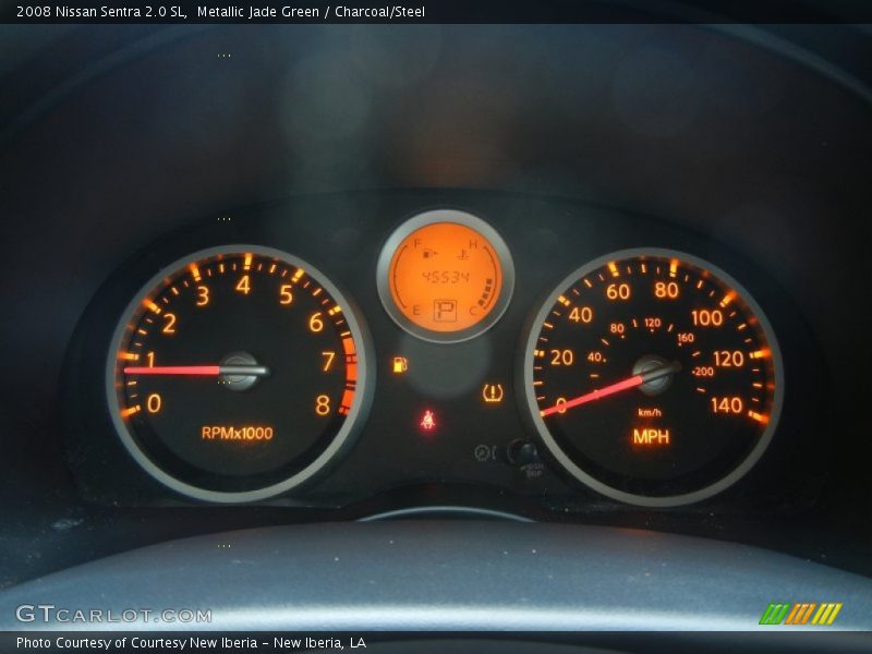 Metallic Jade Green / Charcoal/Steel 2008 Nissan Sentra 2.0 SL