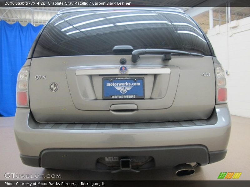 Graphite Gray Metallic / Carbon Black Leather 2006 Saab 9-7X 4.2i