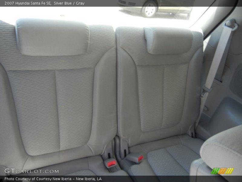 Silver Blue / Gray 2007 Hyundai Santa Fe SE
