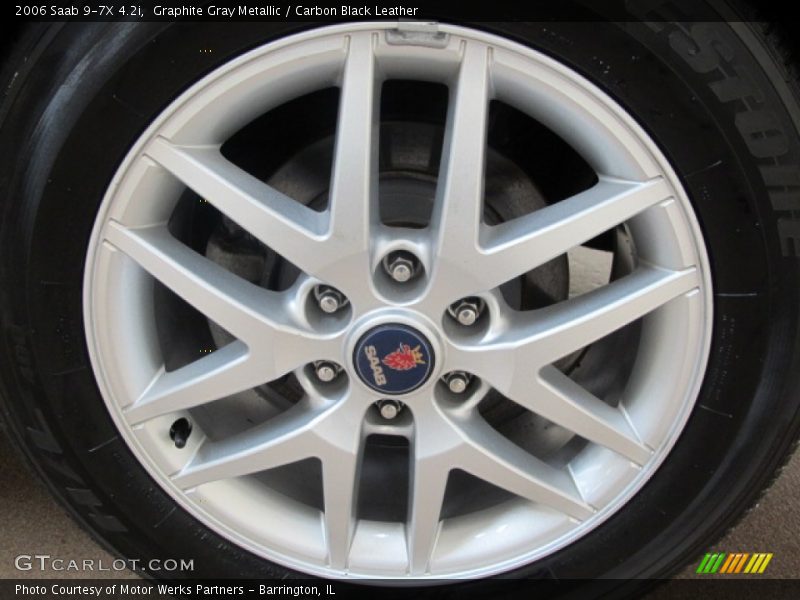 Graphite Gray Metallic / Carbon Black Leather 2006 Saab 9-7X 4.2i