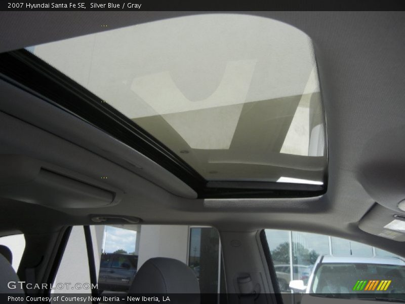 Silver Blue / Gray 2007 Hyundai Santa Fe SE
