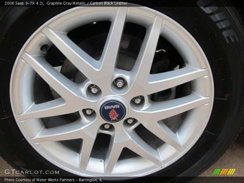 Graphite Gray Metallic / Carbon Black Leather 2006 Saab 9-7X 4.2i